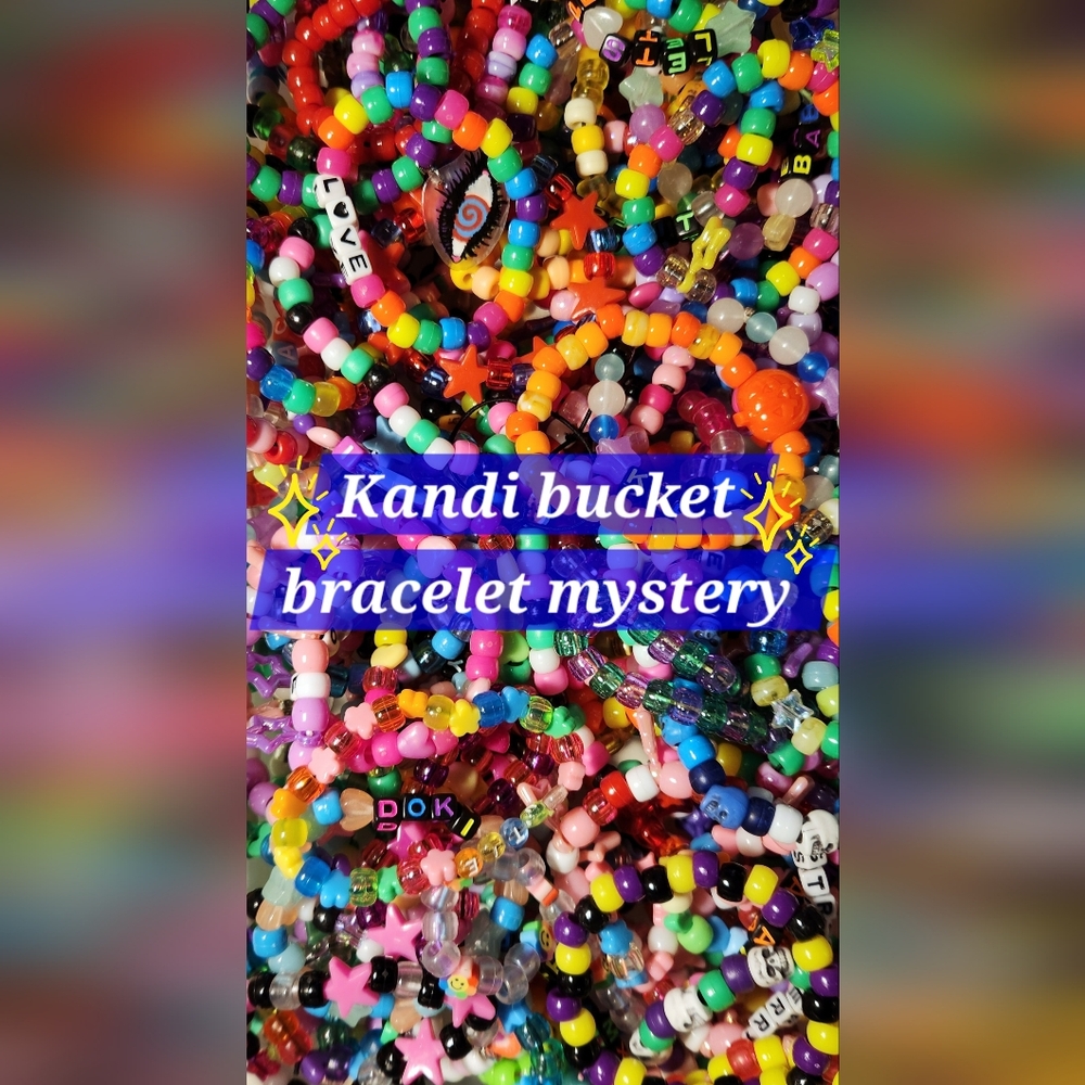 5 mystery kandi bracelet set
